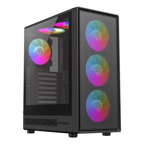 CASE GAMER GAMEMAX STORM 2 6 FAN NEGRO